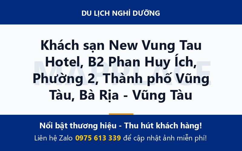 Khách sạn New Vung Tau Hotel, B2 Phan Huy Ích, Phường 2, Thành phố Vũng Tàu, Bà Rịa - Vũng Tàu
