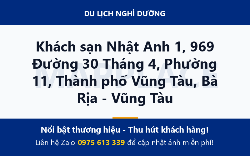 Khách sạn Nhật Anh 1, 969 Đường 30 Tháng 4, Phường 11, Thành phố Vũng Tàu, Bà Rịa - Vũng Tàu