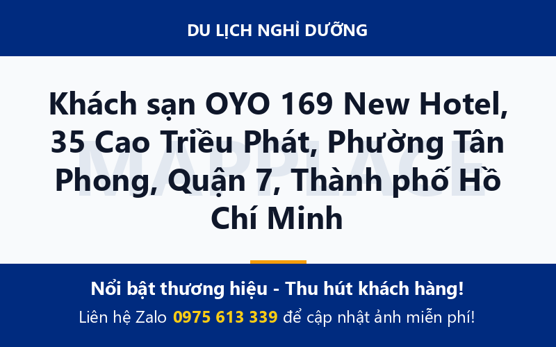 Khách sạn OYO 169 New Hotel, 35 Cao Triều Phát, Phường Tân Phong, Quận 7, Thành phố Hồ Chí Minh