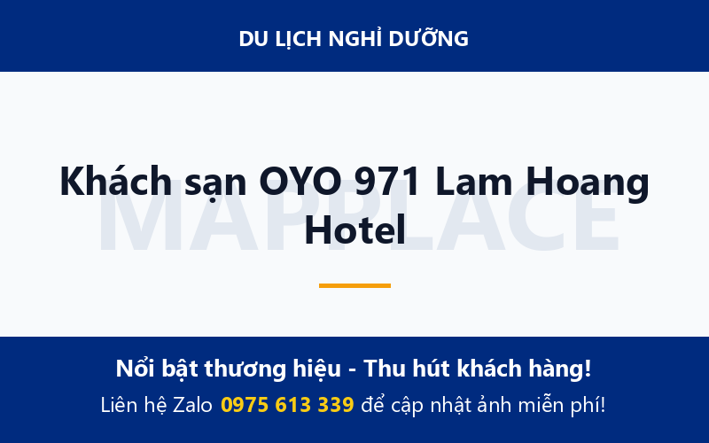 Khách sạn OYO 971 Lam Hoang Hotel
