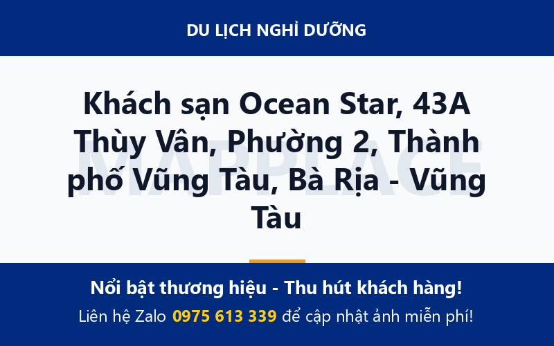 Khách sạn Ocean Star, 43A Thùy Vân, Phường 2, Thành phố Vũng Tàu, Bà Rịa - Vũng Tàu