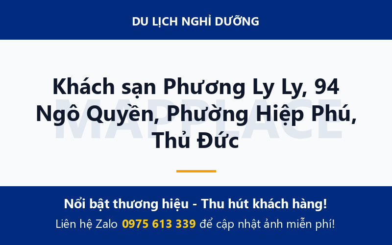 Khách sạn Phương Ly Ly, 94 Ngô Quyền, Phường Hiệp Phú, Thủ Đức