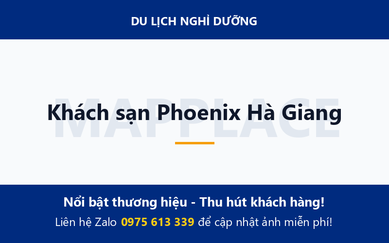 Khách sạn Phoenix Hà Giang