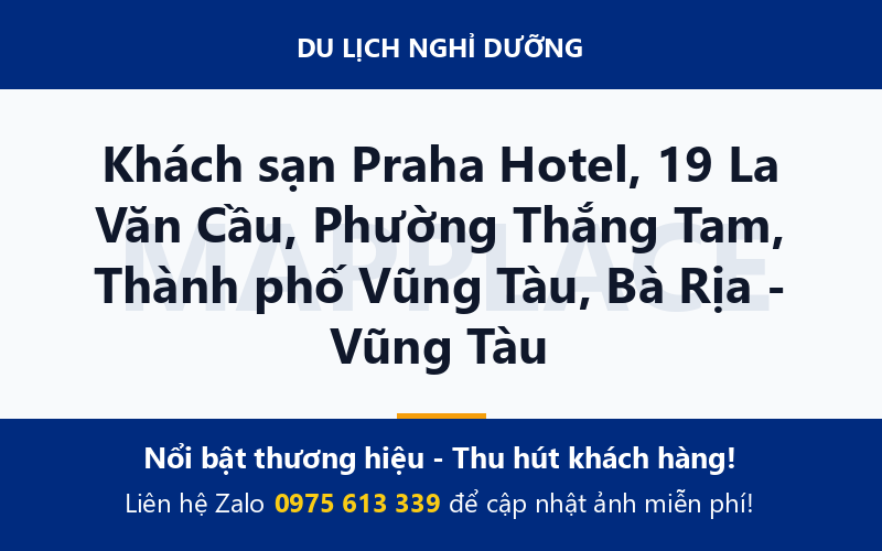 Khách sạn Praha Hotel, 19 La Văn Cầu, Phường Thắng Tam, Thành phố Vũng Tàu, Bà Rịa - Vũng Tàu