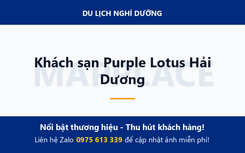 Khách sạn Purple Lotus Hải Dương