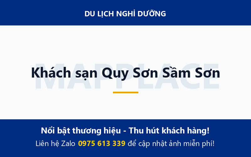 Khách sạn Quy Sơn Sầm Sơn