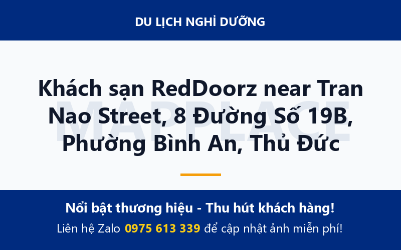 Khách sạn RedDoorz near Tran Nao Street, 8 Đường Số 19B, Phường Bình An, Thủ Đức