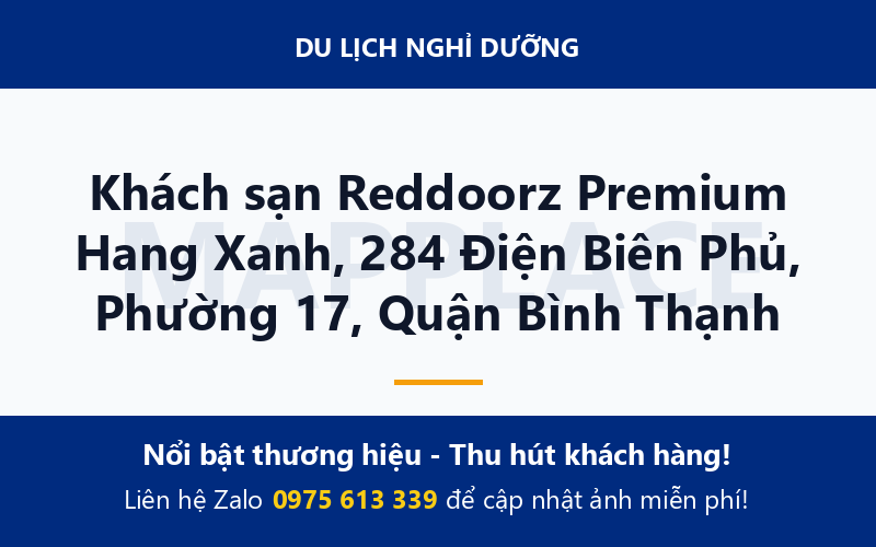 Khách sạn Reddoorz Premium Hang Xanh, 284 Điện Biên Phủ, Phường 17, Quận Bình Thạnh