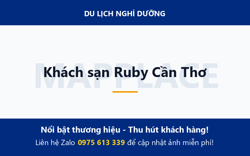 Khách sạn Ruby Cần Thơ