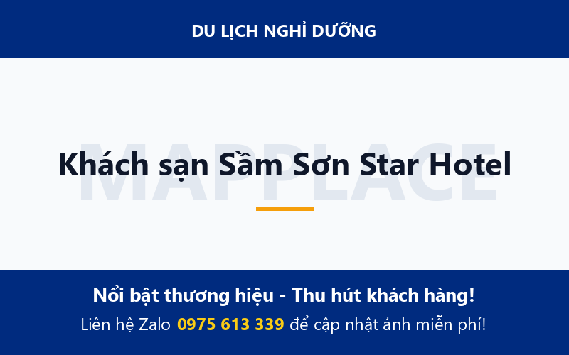 Khách sạn Sầm Sơn Star Hotel