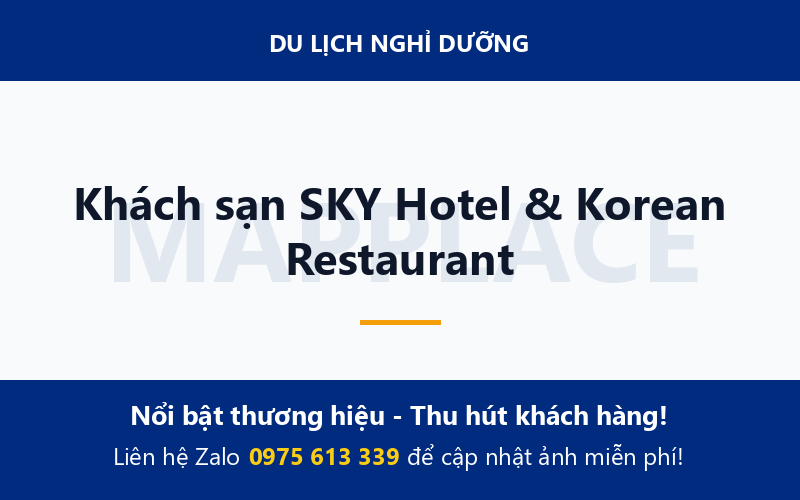 Khách sạn SKY Hotel & Korean Restaurant