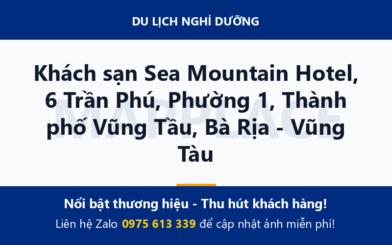 Khách sạn Sea Mountain Hotel, 6 Trần Phú, Phường 1, Thành phố Vũng Tầu, Bà Rịa - Vũng Tàu