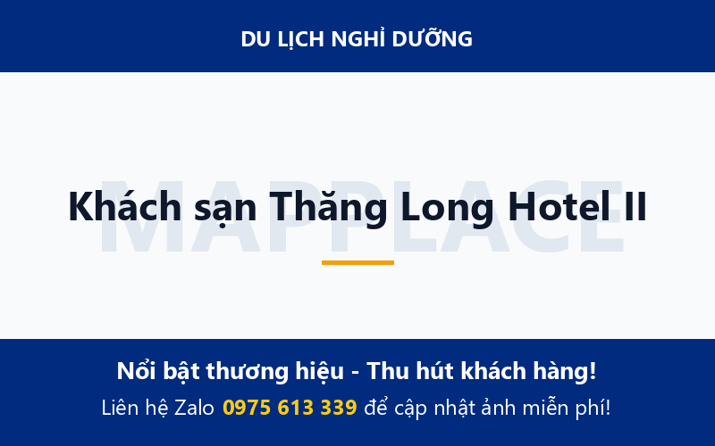 Khách sạn Thăng Long Hotel II