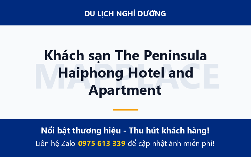 Khách sạn The Peninsula Haiphong Hotel and Apartment