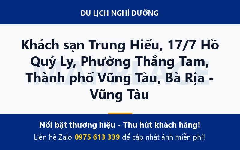 Khách sạn Trung Hiếu, 17/7 Hồ Quý Ly, Phường Thắng Tam, Thành phố Vũng Tàu, Bà Rịa - Vũng Tàu