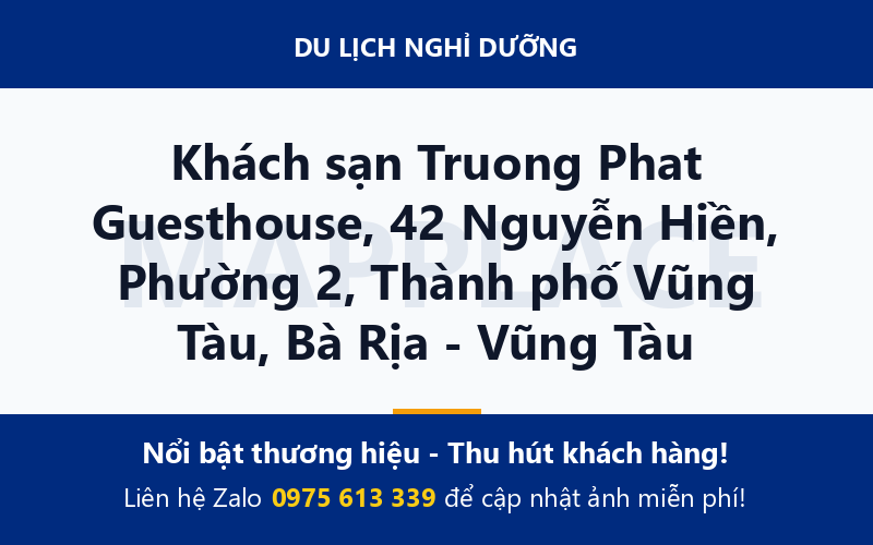Khách sạn Truong Phat Guesthouse, 42 Nguyễn Hiền, Phường 2, Thành phố Vũng Tàu, Bà Rịa - Vũng Tàu