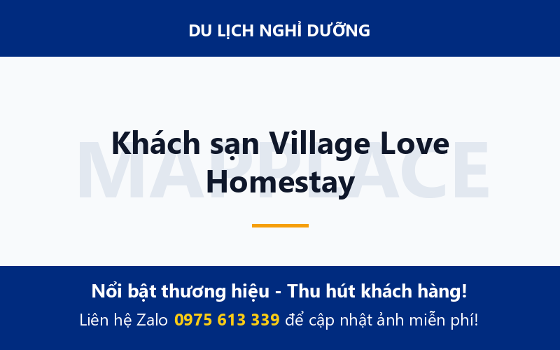 Khách sạn Village Love Homestay