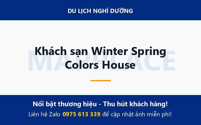 Khách sạn Winter Spring Colors House