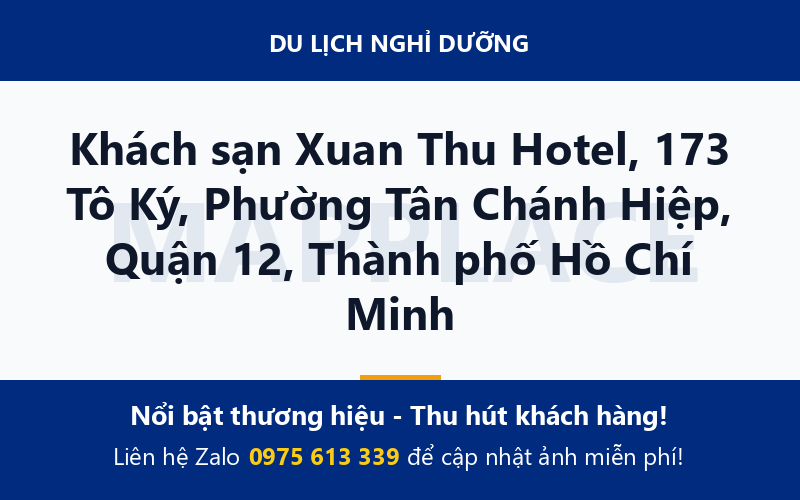 Khách sạn Xuan Thu Hotel, 173 Tô Ký, Phường Tân Chánh Hiệp, Quận 12, Thành phố Hồ Chí Minh