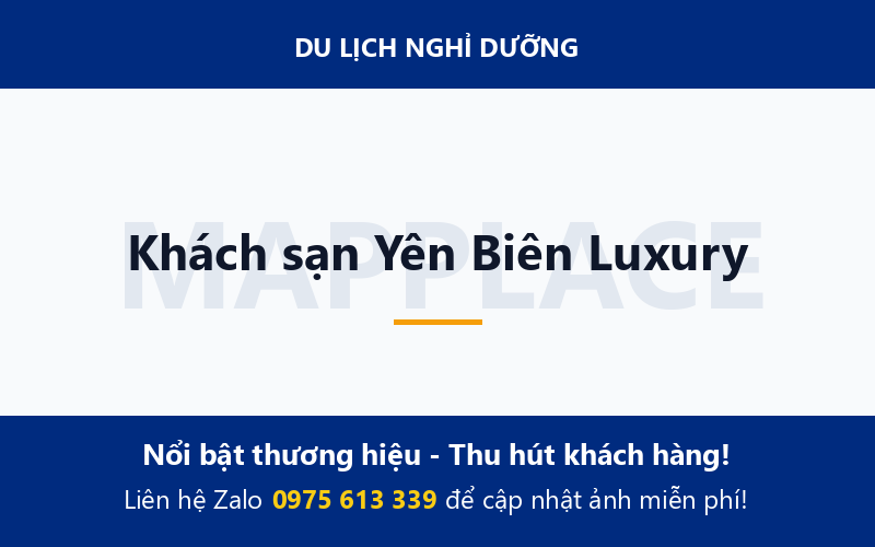 Khách sạn Yên Biên Luxury