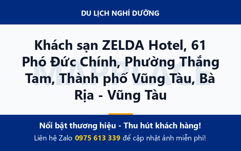 Khách sạn ZELDA Hotel, 61 Phó Đức Chính, Phường Thắng Tam, Thành phố Vũng Tàu, Bà Rịa - Vũng Tàu