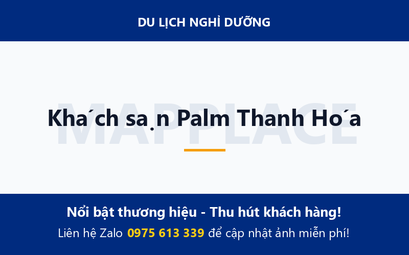 Khách sạn Palm Thanh Hóa