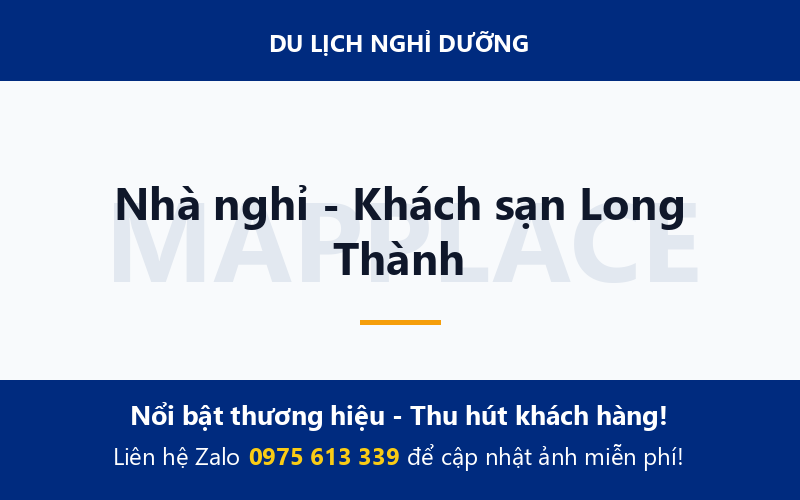 Nhà nghỉ - Khách sạn Long Thành