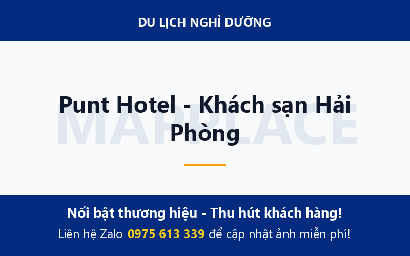 Punt Hotel - Khách sạn Hải Phòng