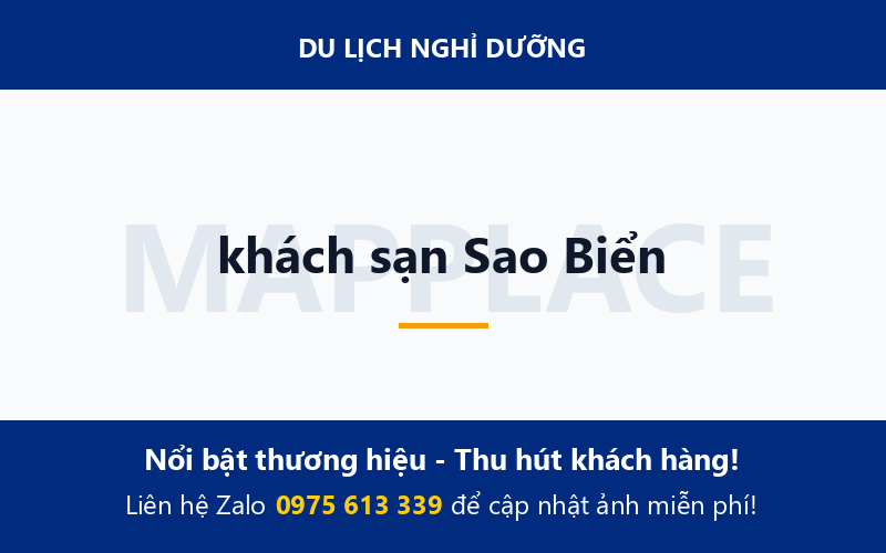 khách sạn Sao Biển