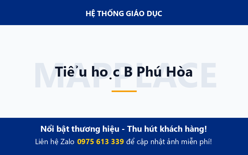 Tiểu học B Phú Hòa