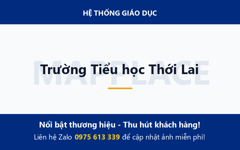 Trường Tiểu học Thới Lai