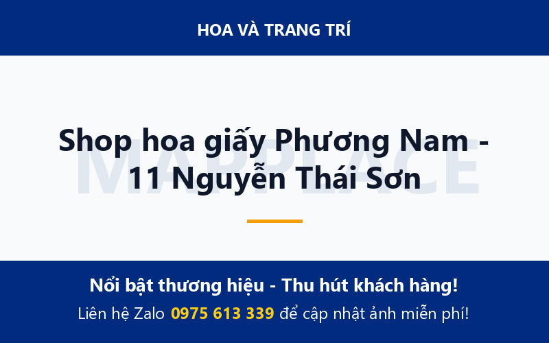 Shop hoa giấy Phương Nam - 11 Nguyễn Thái Sơn