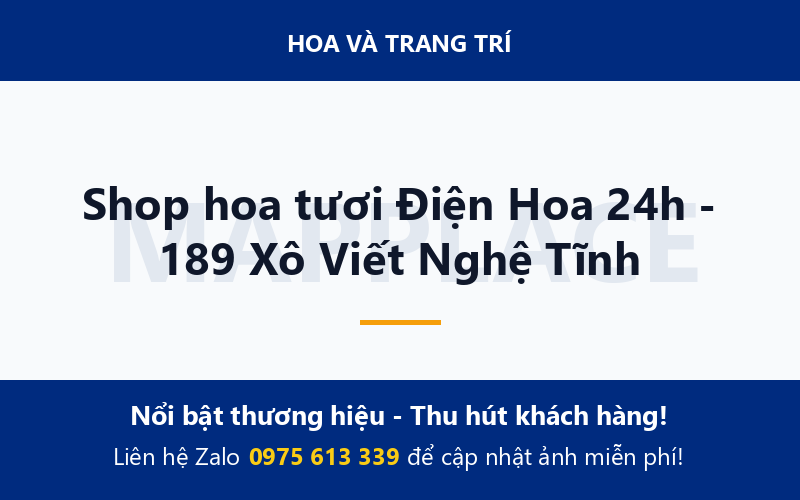 Shop hoa tươi Điện Hoa 24h - 189 Xô Viết Nghệ Tĩnh