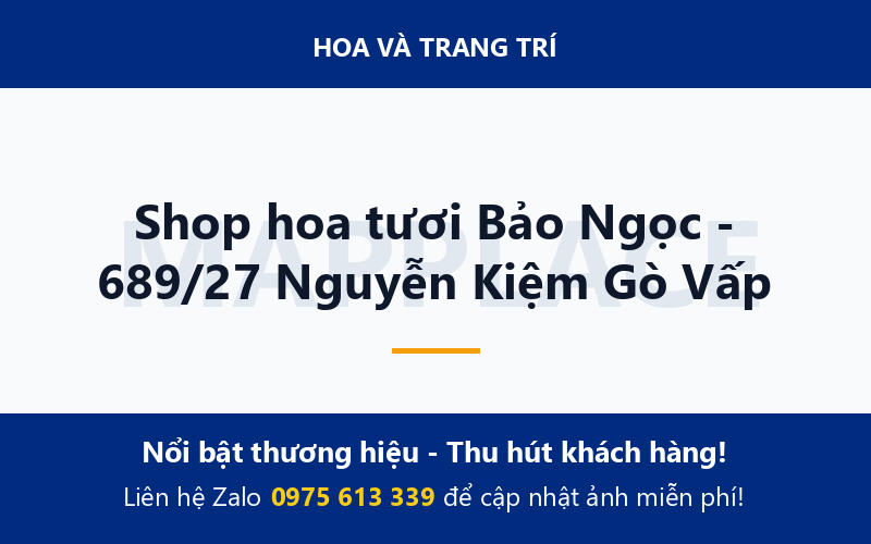 Shop hoa tươi Bảo Ngọc - 689/27 Nguyễn Kiệm Gò Vấp