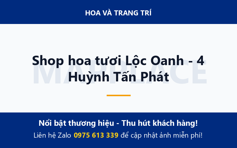 Shop hoa tươi Lộc Oanh - 4 Huỳnh Tấn Phát