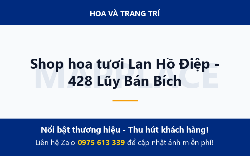 Shop hoa tươi Lan Hồ Điệp - 428 Lũy Bán Bích