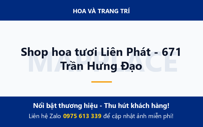 Shop hoa tươi Liên Phát - 671 Trần Hưng Đạo