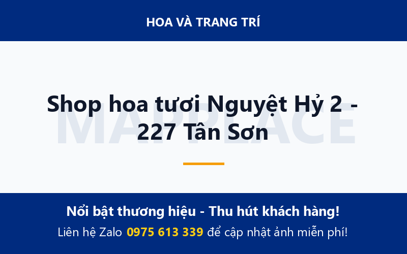 Shop hoa tươi Nguyệt Hỷ 2 - 227 Tân Sơn