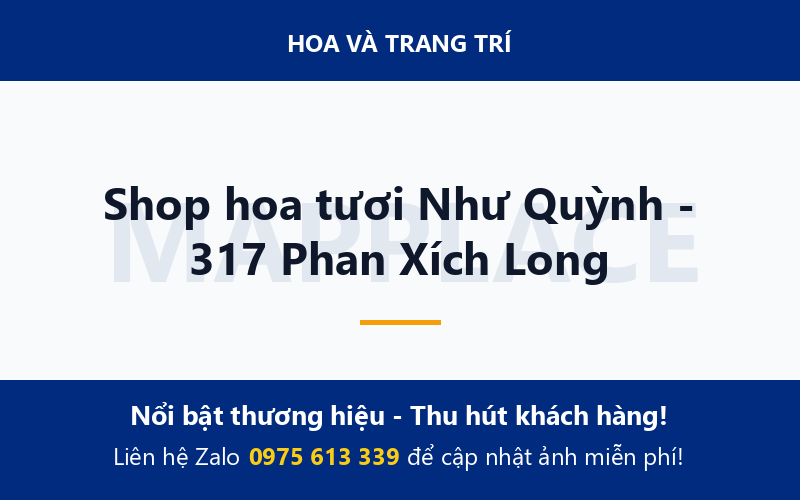 Shop hoa tươi Như Quỳnh - 317 Phan Xích Long