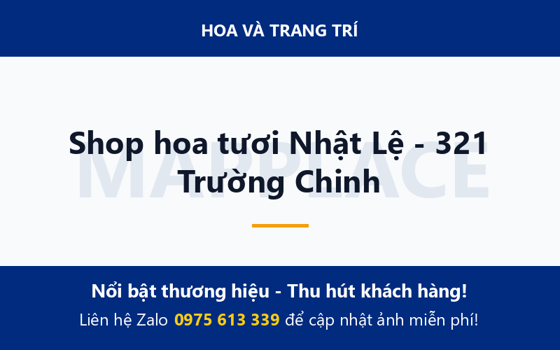 Shop hoa tươi Nhật Lệ - 321 Trường Chinh