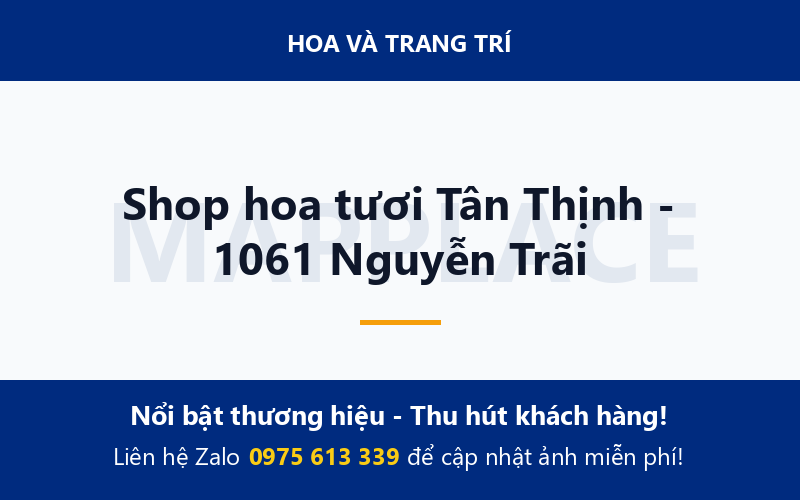 Shop hoa tươi Tân Thịnh - 1061 Nguyễn Trãi