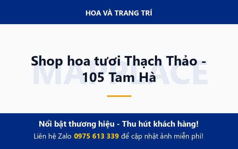 Shop hoa tươi Thạch Thảo - 105 Tam Hà