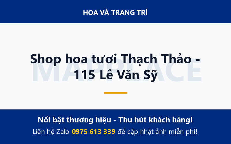 Shop hoa tươi Thạch Thảo - 115 Lê Văn Sỹ