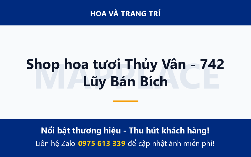 Shop hoa tươi Thủy Vân - 742 Lũy Bán Bích