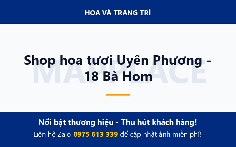 Shop hoa tươi Uyên Phương - 18 Bà Hom