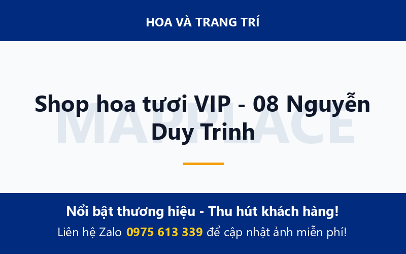 Shop hoa tươi VIP - 08 Nguyễn Duy Trinh