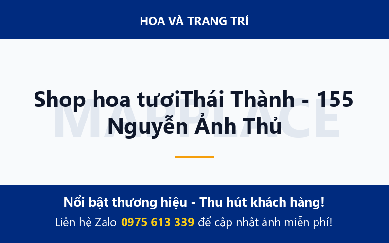 Shop hoa tươiThái Thành - 155 Nguyễn Ảnh Thủ