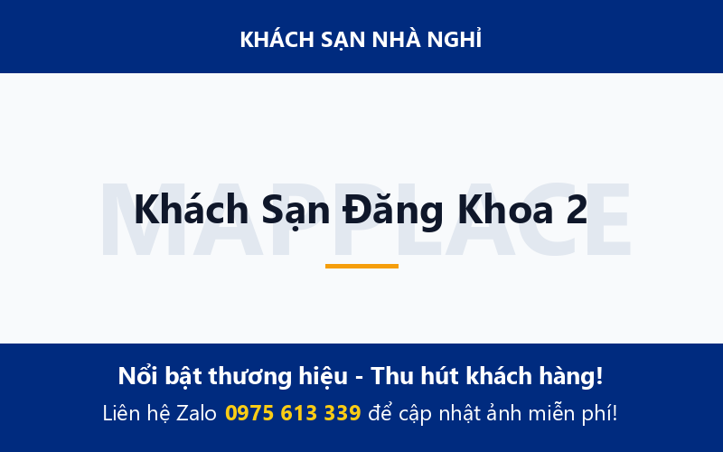 Khách Sạn Đăng Khoa 2