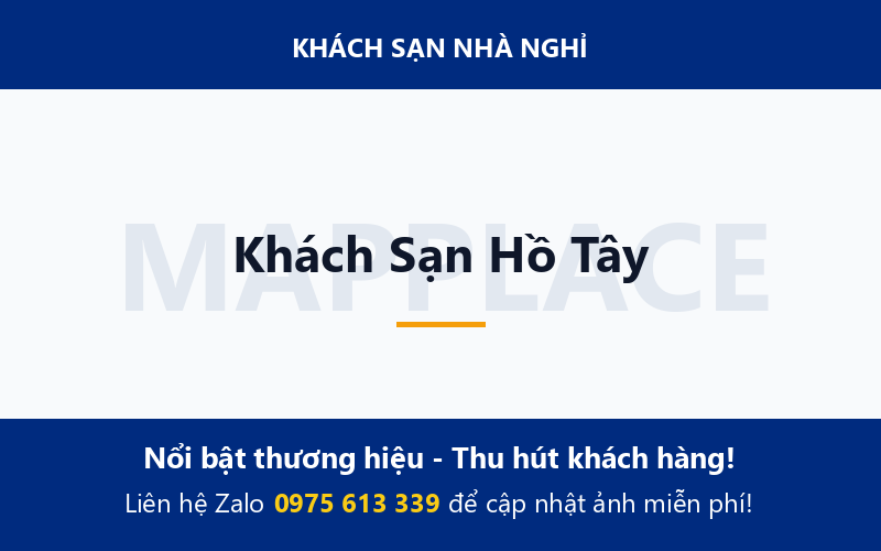 Khách Sạn Hồ Tây