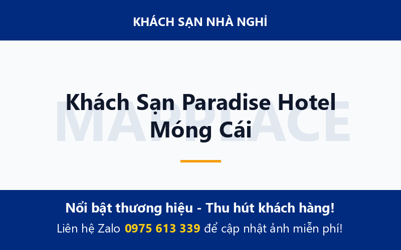 Khách Sạn Paradise Hotel Móng Cái